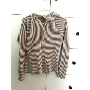 Horney Toad Hooded Henley Pullover